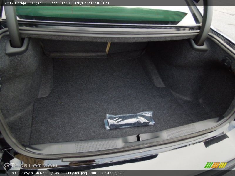  2012 Charger SE Trunk