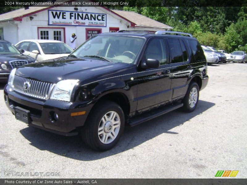 Black Clearcoat / Midnight Grey 2004 Mercury Mountaineer Premier