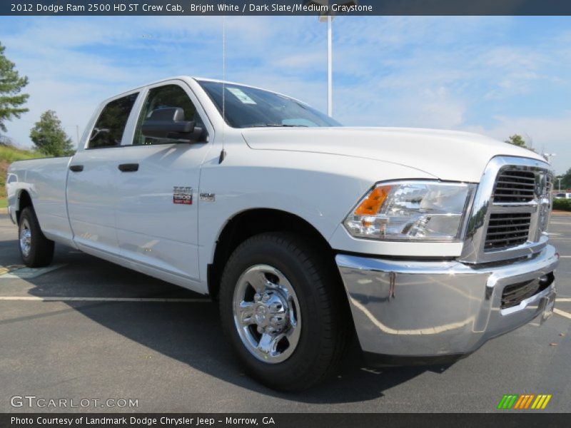 Bright White / Dark Slate/Medium Graystone 2012 Dodge Ram 2500 HD ST Crew Cab
