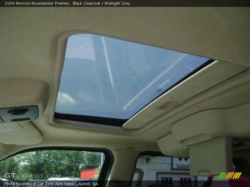 Black Clearcoat / Midnight Grey 2004 Mercury Mountaineer Premier
