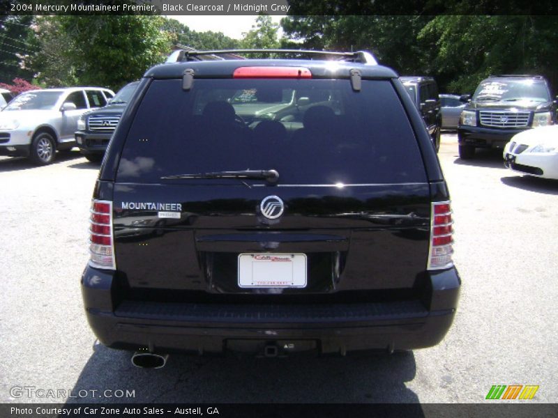 Black Clearcoat / Midnight Grey 2004 Mercury Mountaineer Premier