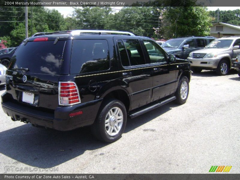 Black Clearcoat / Midnight Grey 2004 Mercury Mountaineer Premier