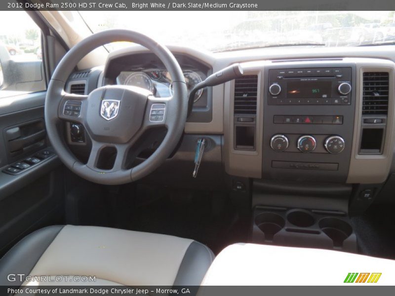 Bright White / Dark Slate/Medium Graystone 2012 Dodge Ram 2500 HD ST Crew Cab