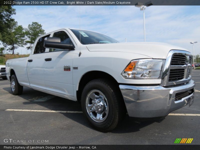 Bright White / Dark Slate/Medium Graystone 2012 Dodge Ram 2500 HD ST Crew Cab