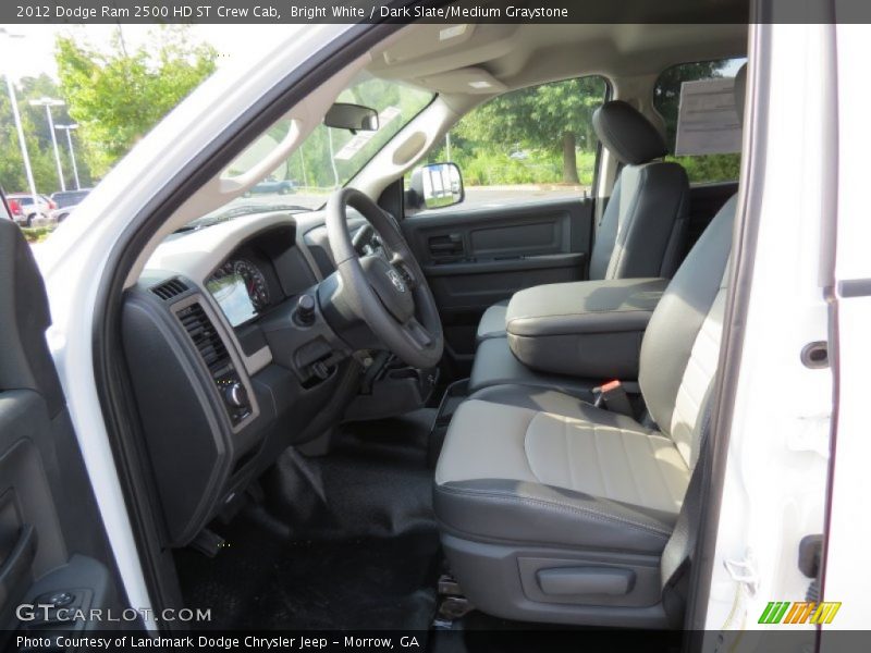 Bright White / Dark Slate/Medium Graystone 2012 Dodge Ram 2500 HD ST Crew Cab