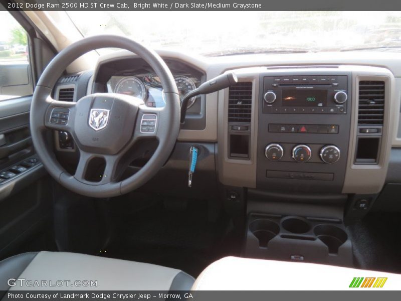 Bright White / Dark Slate/Medium Graystone 2012 Dodge Ram 2500 HD ST Crew Cab