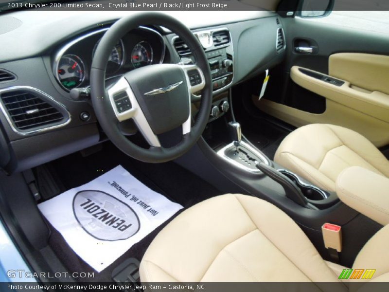 Black/Light Frost Beige Interior - 2013 200 Limited Sedan 