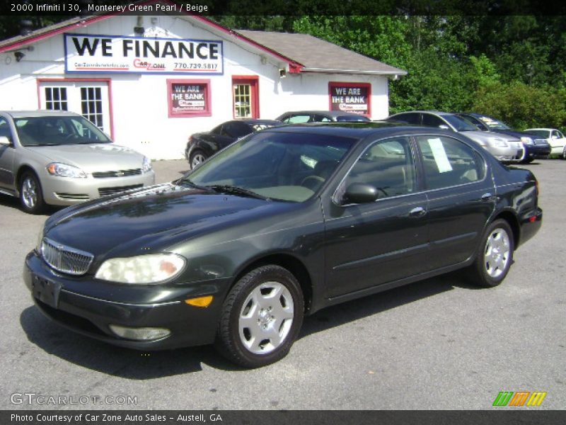 Monterey Green Pearl / Beige 2000 Infiniti I 30