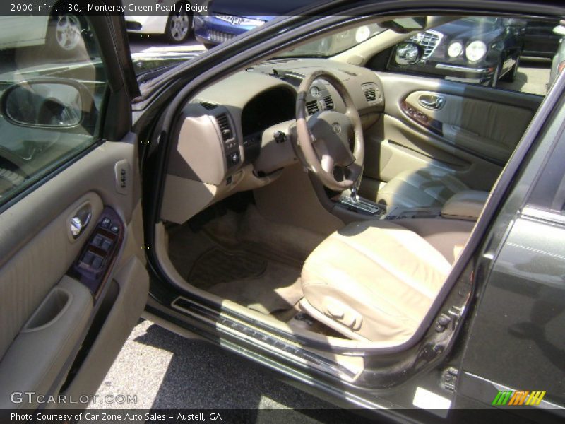 Monterey Green Pearl / Beige 2000 Infiniti I 30