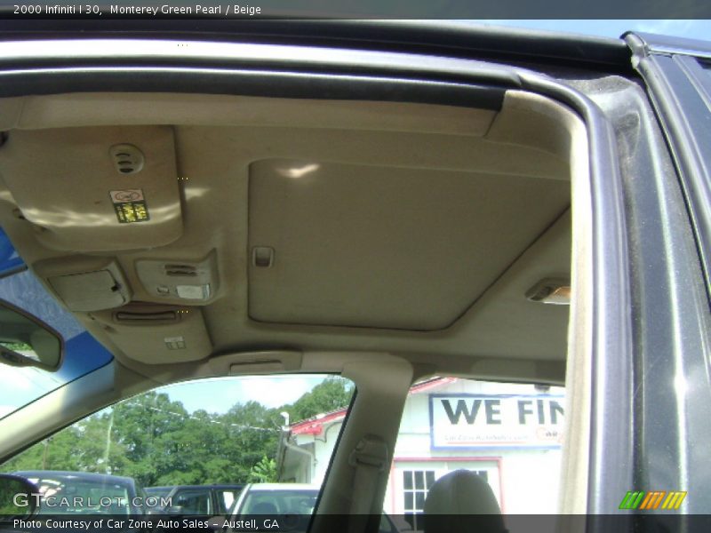 Monterey Green Pearl / Beige 2000 Infiniti I 30