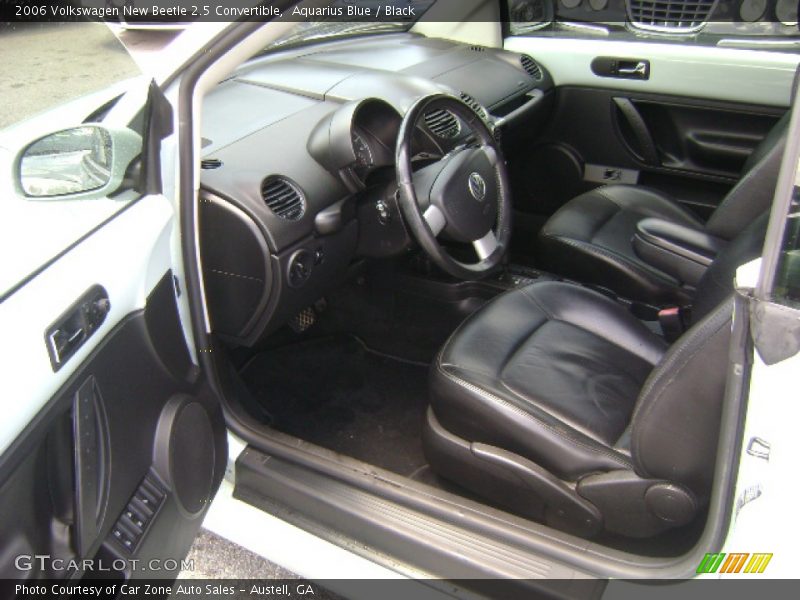 Aquarius Blue / Black 2006 Volkswagen New Beetle 2.5 Convertible