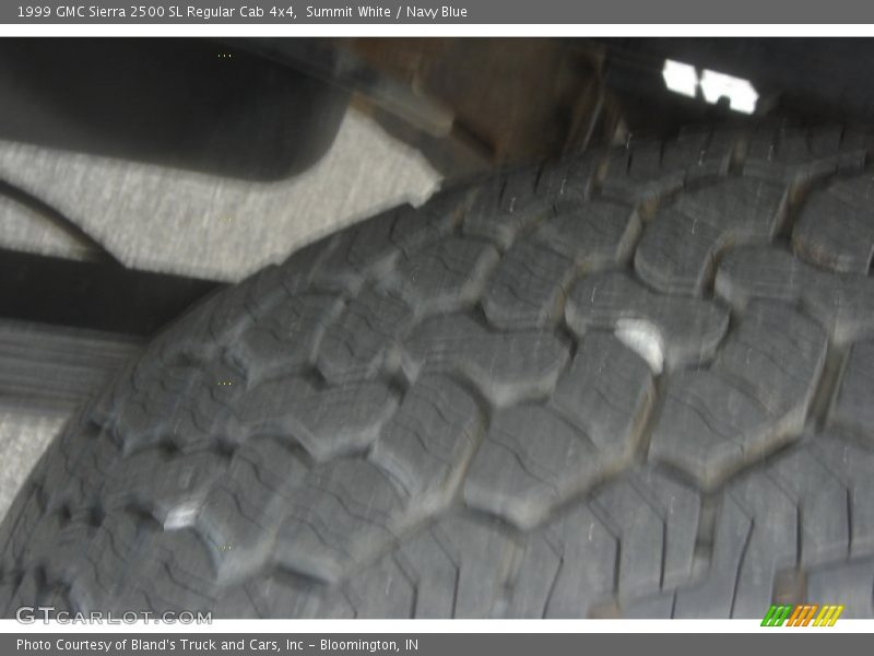 Summit White / Navy Blue 1999 GMC Sierra 2500 SL Regular Cab 4x4