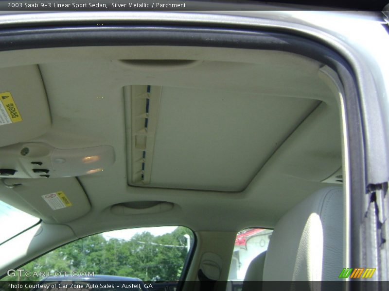 Silver Metallic / Parchment 2003 Saab 9-3 Linear Sport Sedan