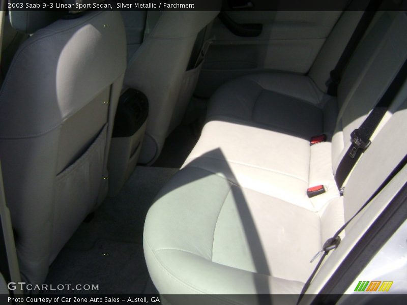 Silver Metallic / Parchment 2003 Saab 9-3 Linear Sport Sedan