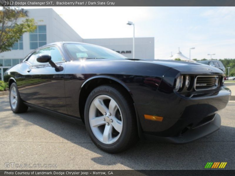 Blackberry Pearl / Dark Slate Gray 2012 Dodge Challenger SXT
