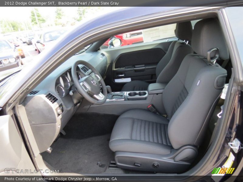 Blackberry Pearl / Dark Slate Gray 2012 Dodge Challenger SXT