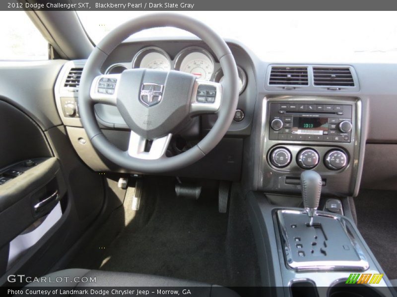 Blackberry Pearl / Dark Slate Gray 2012 Dodge Challenger SXT