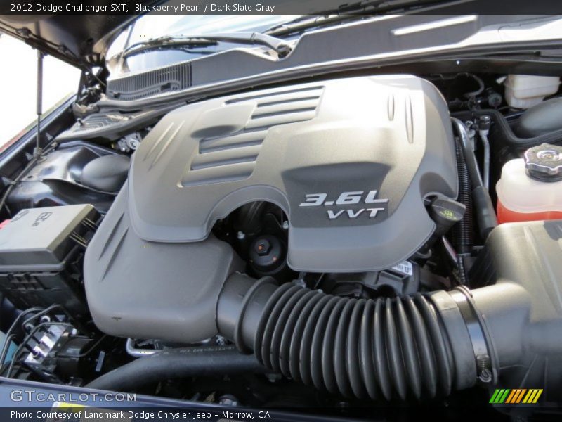 Blackberry Pearl / Dark Slate Gray 2012 Dodge Challenger SXT