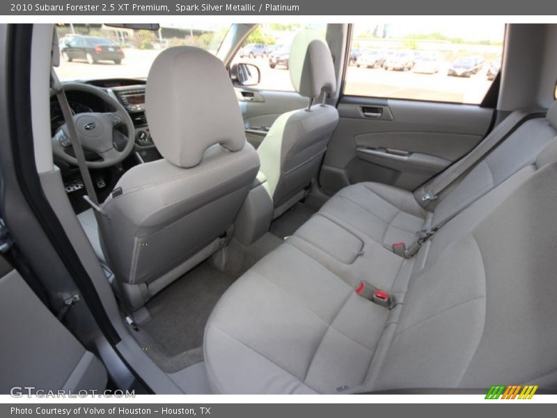 Rear Seat of 2010 Forester 2.5 XT Premium