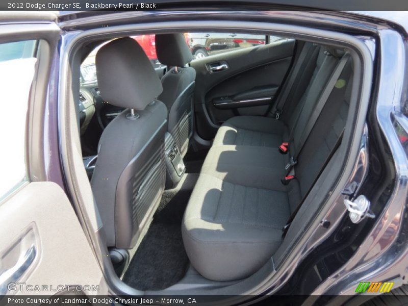 Blackberry Pearl / Black 2012 Dodge Charger SE