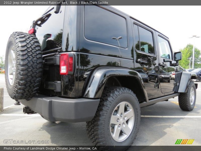 Black / Black/Dark Saddle 2012 Jeep Wrangler Unlimited Rubicon 4x4