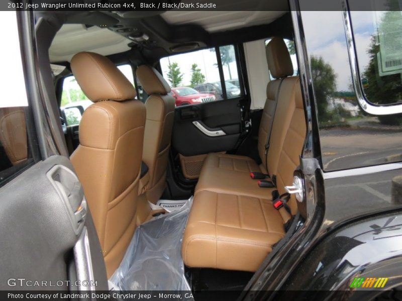 Black / Black/Dark Saddle 2012 Jeep Wrangler Unlimited Rubicon 4x4