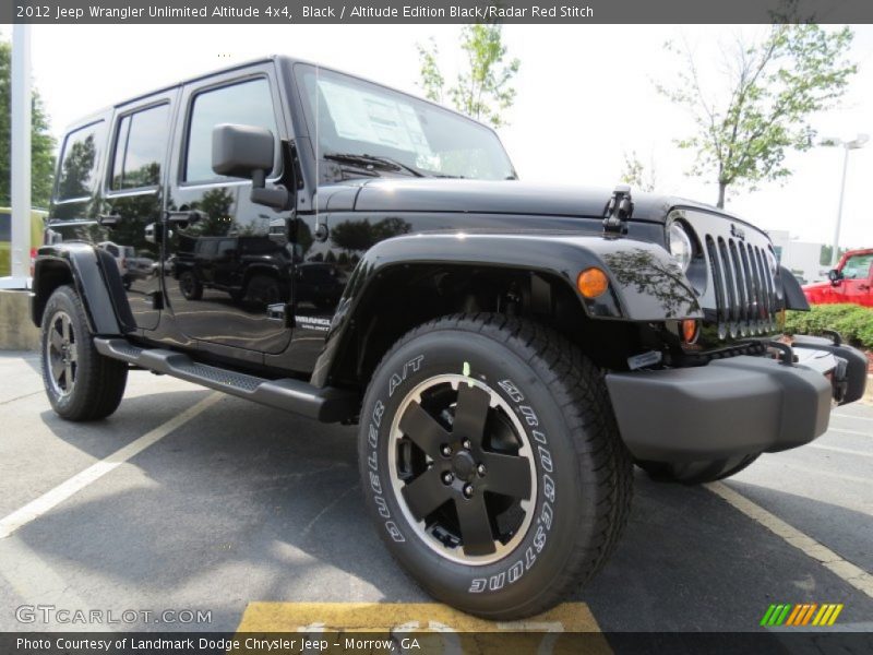 Front 3/4 View of 2012 Wrangler Unlimited Altitude 4x4