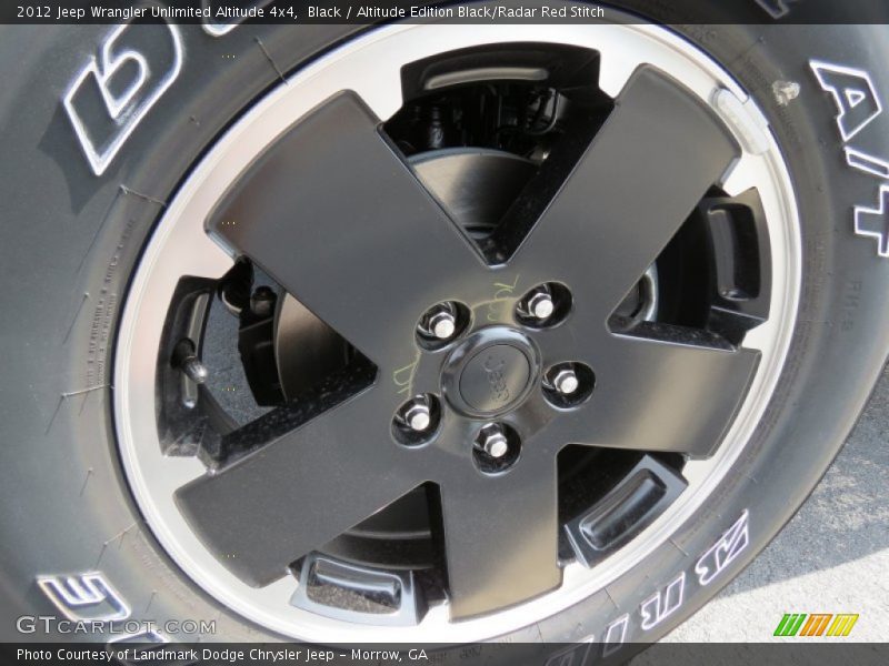  2012 Wrangler Unlimited Altitude 4x4 Wheel