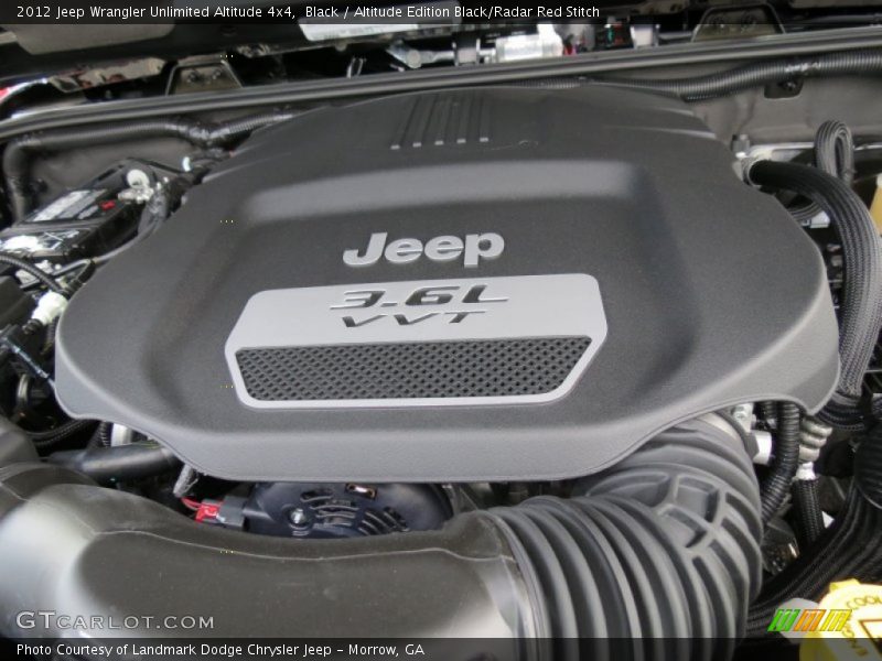  2012 Wrangler Unlimited Altitude 4x4 Engine - 3.6 Liter DOHC 24-Valve VVT Pentastar V6
