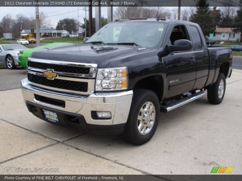 Black / Ebony 2011 Chevrolet Silverado 2500HD LTZ Extended Cab 4x4