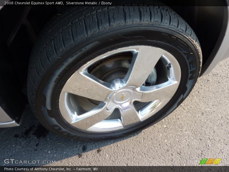 Silverstone Metallic / Ebony 2008 Chevrolet Equinox Sport AWD