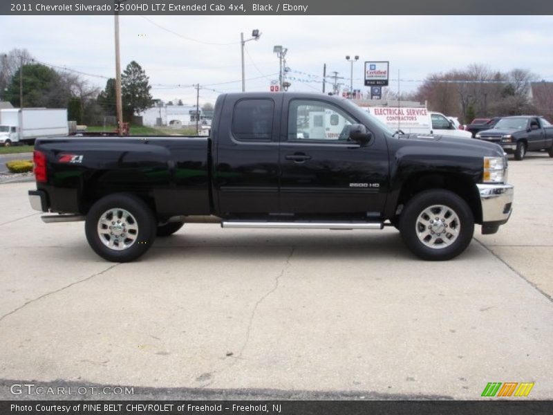 Black / Ebony 2011 Chevrolet Silverado 2500HD LTZ Extended Cab 4x4