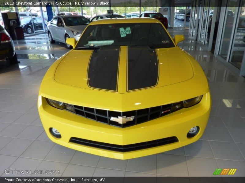 Rally Yellow / Black 2013 Chevrolet Camaro LT/RS Coupe