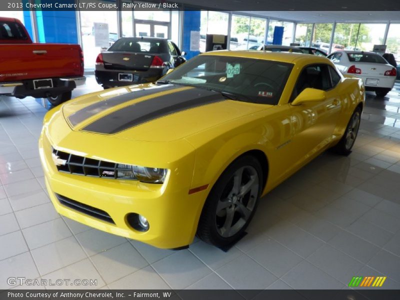 Rally Yellow / Black 2013 Chevrolet Camaro LT/RS Coupe