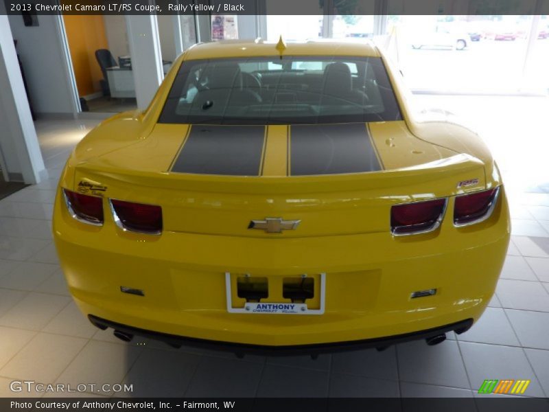 Rally Yellow / Black 2013 Chevrolet Camaro LT/RS Coupe