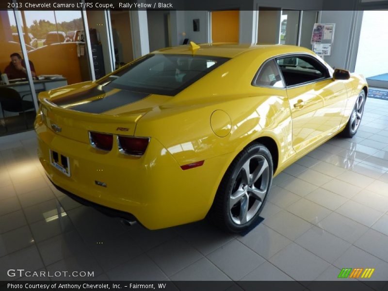 Rally Yellow / Black 2013 Chevrolet Camaro LT/RS Coupe