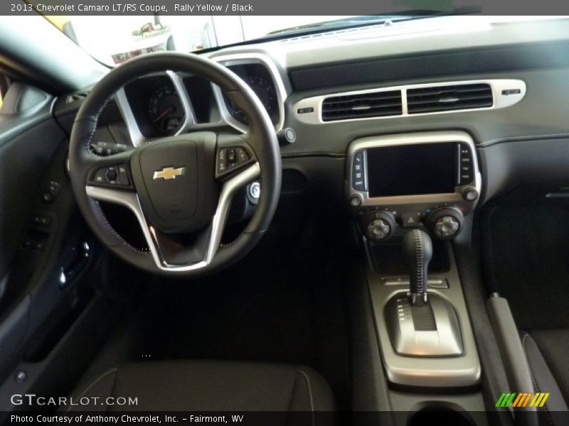 Rally Yellow / Black 2013 Chevrolet Camaro LT/RS Coupe