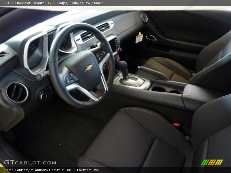 Rally Yellow / Black 2013 Chevrolet Camaro LT/RS Coupe