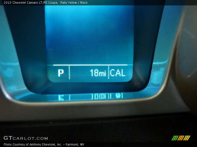 Rally Yellow / Black 2013 Chevrolet Camaro LT/RS Coupe