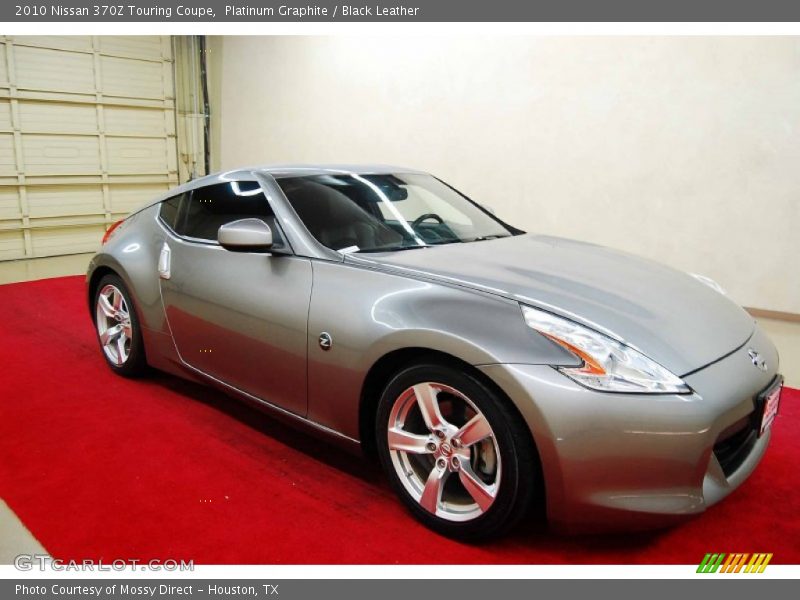 Platinum Graphite / Black Leather 2010 Nissan 370Z Touring Coupe