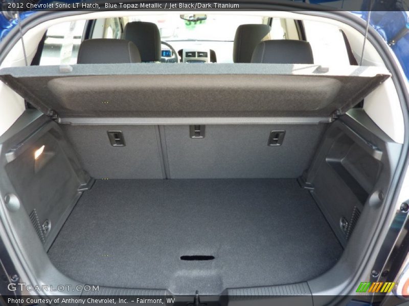 Blue Topaz Metallic / Jet Black/Dark Titanium 2012 Chevrolet Sonic LT Hatch