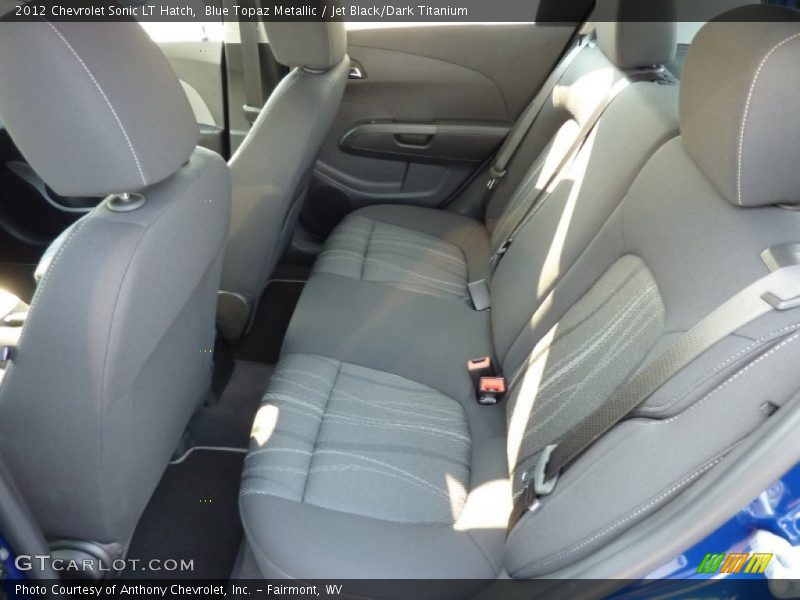 Blue Topaz Metallic / Jet Black/Dark Titanium 2012 Chevrolet Sonic LT Hatch