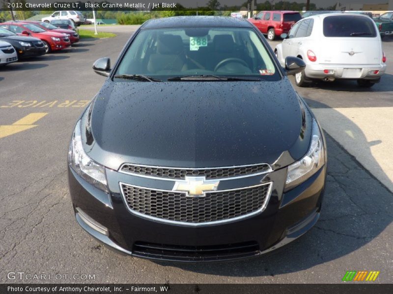 Black Granite Metallic / Jet Black 2012 Chevrolet Cruze LT