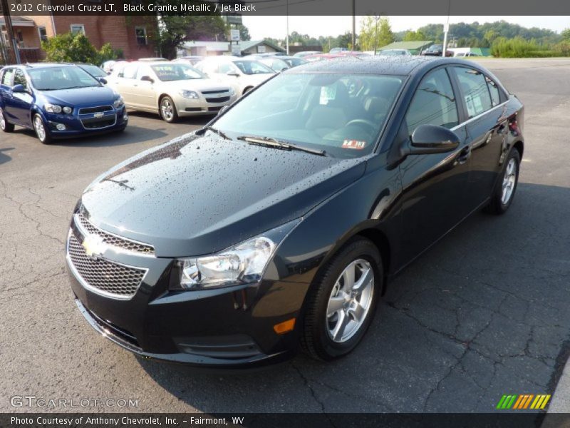 Black Granite Metallic / Jet Black 2012 Chevrolet Cruze LT
