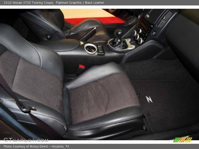 Platinum Graphite / Black Leather 2010 Nissan 370Z Touring Coupe