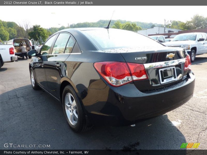 Black Granite Metallic / Jet Black 2012 Chevrolet Cruze LT