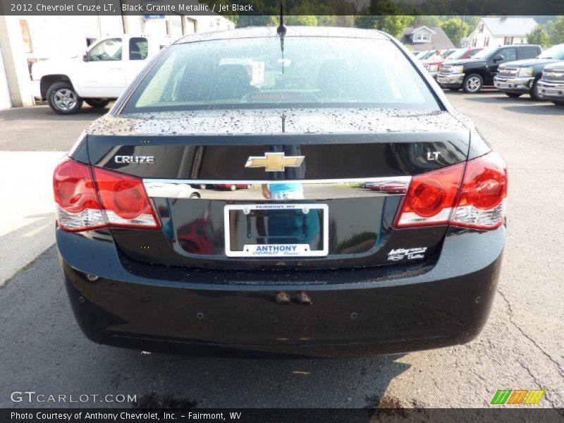 Black Granite Metallic / Jet Black 2012 Chevrolet Cruze LT
