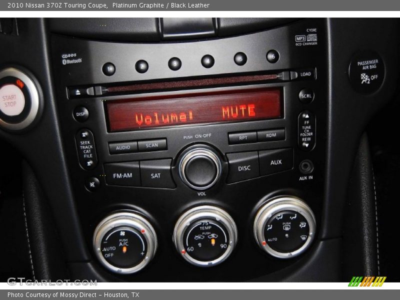 Platinum Graphite / Black Leather 2010 Nissan 370Z Touring Coupe