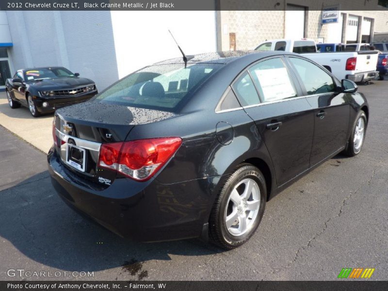 Black Granite Metallic / Jet Black 2012 Chevrolet Cruze LT