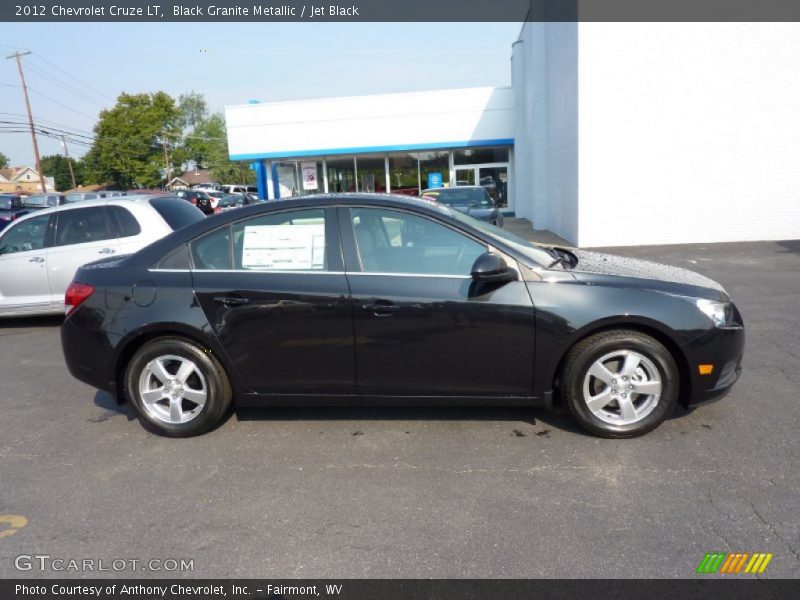 Black Granite Metallic / Jet Black 2012 Chevrolet Cruze LT